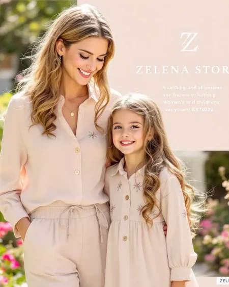 اطقم متناسقة الأم والأولاد