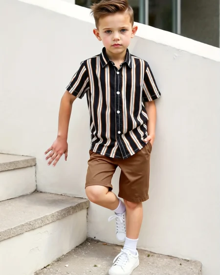 طقم أولادي صيفي عملي ومريح – مثالي للنزهات والرحلات العائلية في الأجواء الحارة من زيلينا