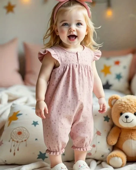 امنحي صغيرتكِ إحساس الانتعاش والأناقة في كل خطوة مع قميص صيفي زهري للفتيات الصغيرات من زيلينا