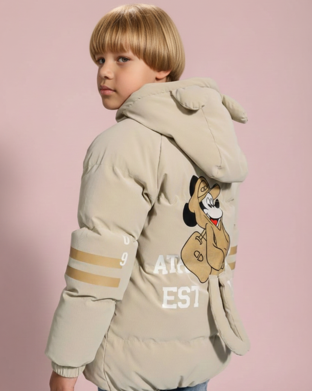 جاكيت أولادي شتوي من الخلف