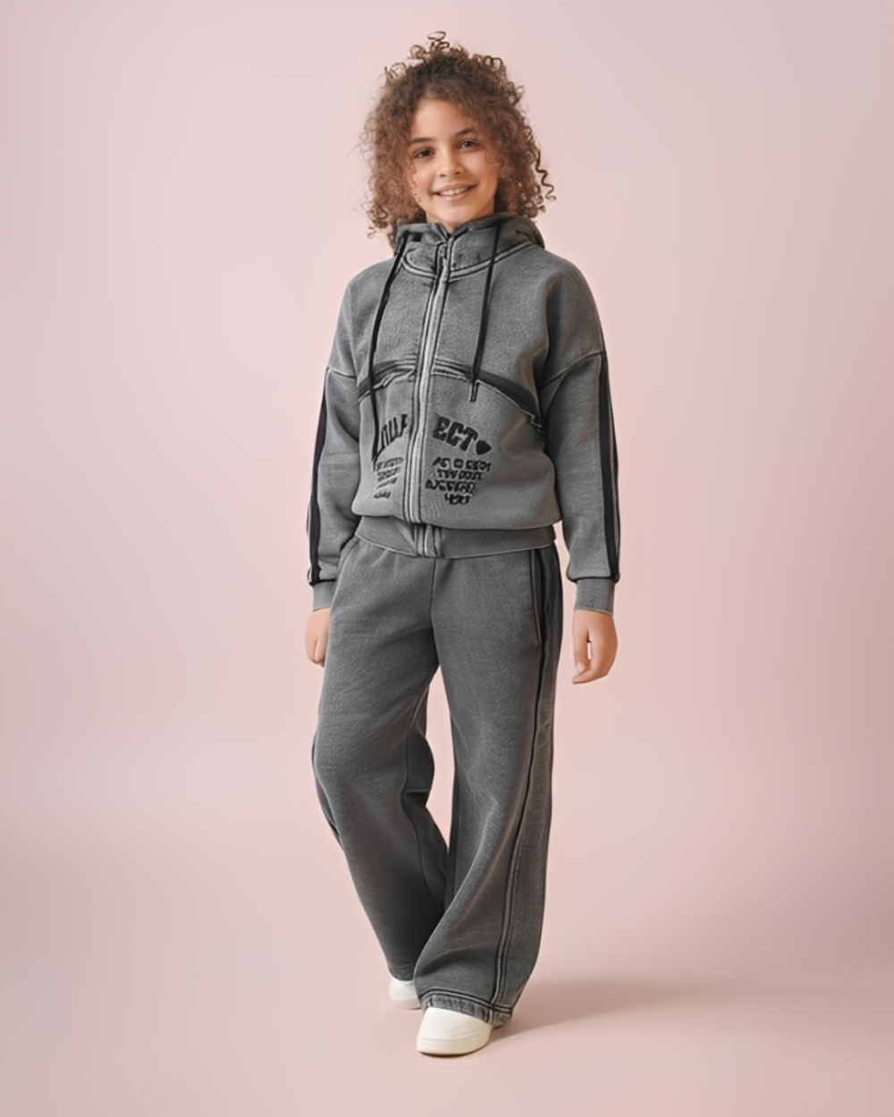 طقم بناتي ميلتون تحجير لون مميز