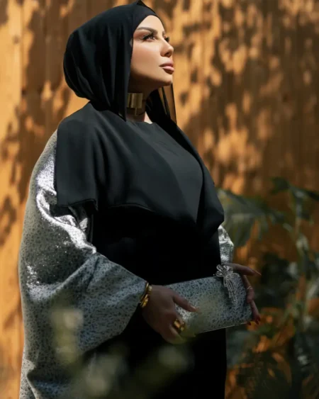 عباية بيج عصرية مع شنطة إستانلس