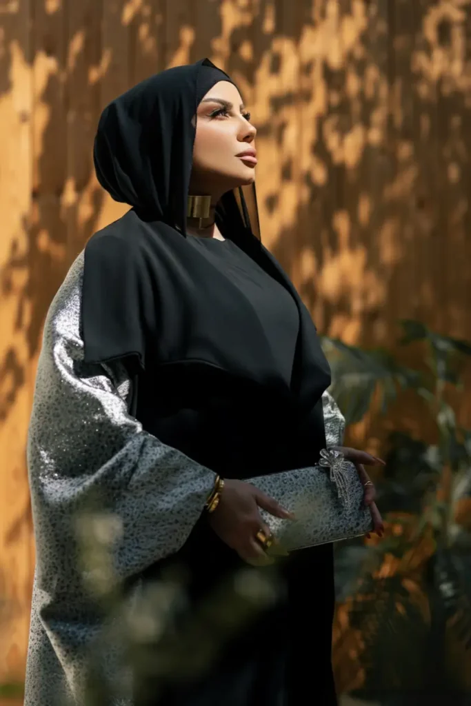 عباية بيج عصرية مع شنطة إستانلس