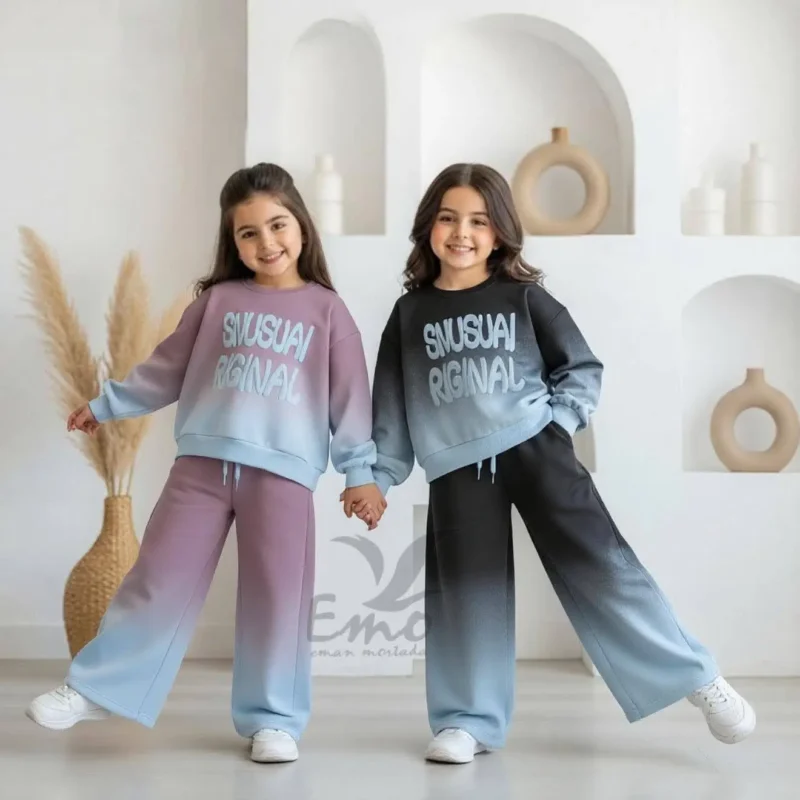 ترنج بناتي شتوي بخامة قطنية ناعمة، تصميم عصري يمنح طفلتكِ الدفء والأناقة في الخروجات اليومية والبيت.