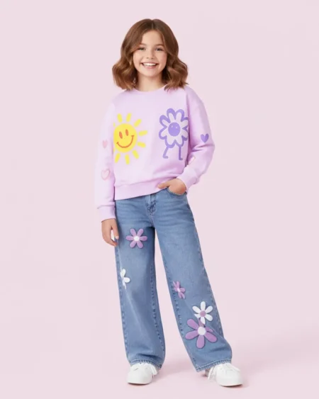 شكل طقم العيد لسن المحير من الخلف.