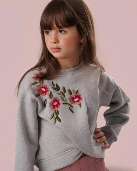 طقم خروج شتوي للبنات خامة ميلتون